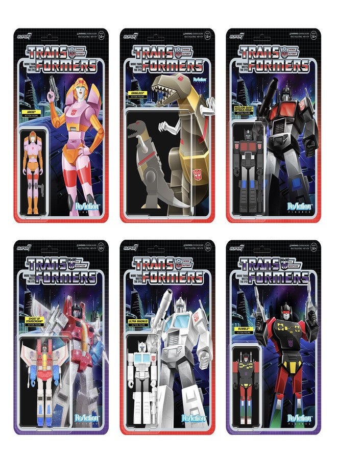 Super7 Transformers Grimlock (Metallic) - 3.75" Transformers Action Figure Classic Cartoon Collectibles and Retro Toys - Image 5
